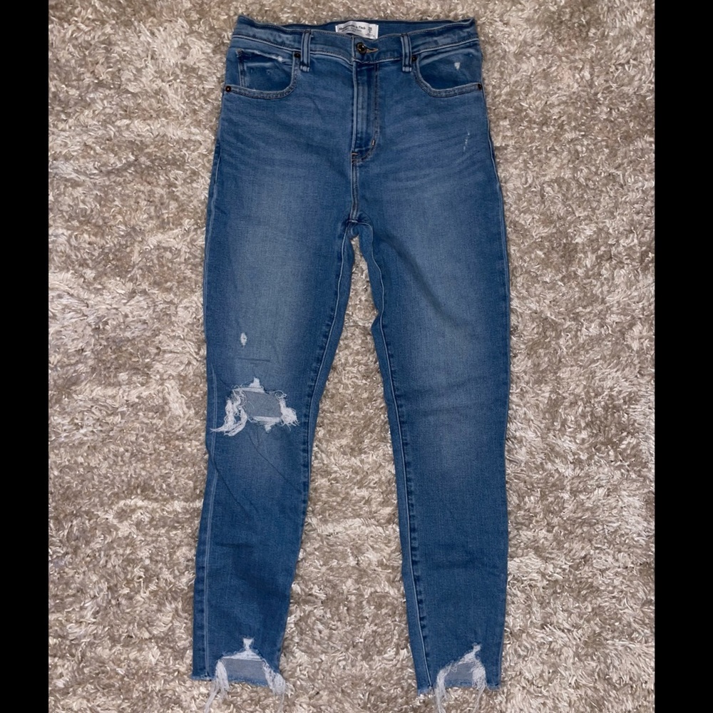 Women’s Abercrombie & Fitch super skinny ankle high rise size 28 NWOT
